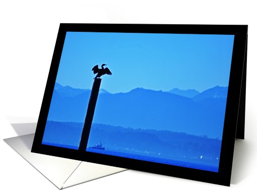 Blue bird card (543064)