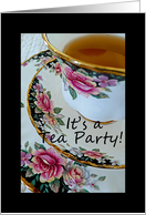 Tea Party card