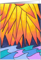 Blank - Sunkissed Waves card
