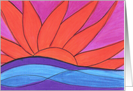 Blank - Pink Sunset card