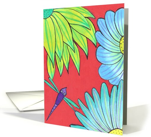 Thank You - Dragonfly card (462226)