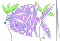 Blank - Lilac card