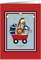 Animal Walk Americana card