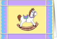 Rocking Horse card