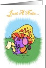 Mushroom Mouse - Miss You card