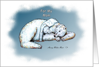Polar Bear - Mom, Thank you card