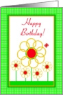 Happy Birthday, Marigold Garden card