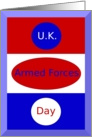 U.K. Armed Forces Day, Brave Soldiers, One and All! card