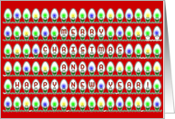 Electric Holiday Tree Lights card