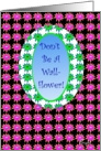 Bridal Shower Party Invite - Wallflower Mirror card