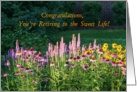 Co-Worker, Congrats on Retiring - Flower Garden card