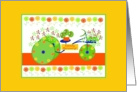 Cancer, Speedy Recovery! Garden Flower Messenger Bike card