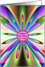 Happy Birthday to You! Rainbow Petals card