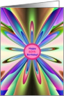 Happy 60th Birthday To You! Rainbow Petals card