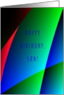 Son, Happy Birthday! Celebrate! card