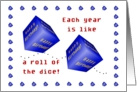 Fr. All of Us, Happy Birthday! Roll of the Dice card