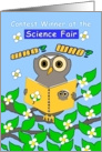 Congratulations, Academic Achievement,Science Fair,Wise Owl card