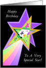 Happy Birthday, Special Shooting Star,Stars within Stars card