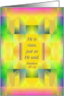 Happy Easter! Jesus’ Resurrection card