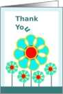 Thank You for the Gift, Raindrops on Flowers card