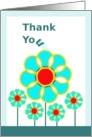 Thank You for Listening, Raindrops on Flowers card