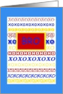Big Brother, Happy BIrthday with Hugs and Kisses card