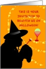 Halloween Cocktail Party Invitation, Bewitch Us card