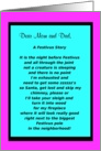 To Mom and Dad, Happy Festivus, The Holiday for the Rest of Us, humor card