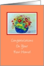 Congratulations on Your New Home! Time to Decorate! card