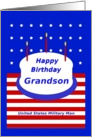 Military, Grandson, Happy Birthday! card