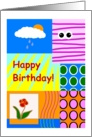 Happy Birthday, Cute Collage, Youthful card