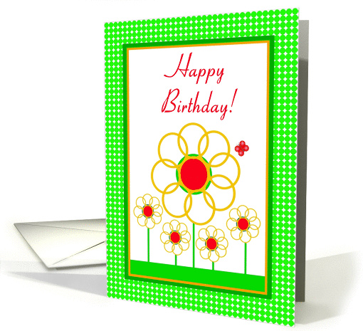 Happy Birthday, Marigold Garden card (1039391)