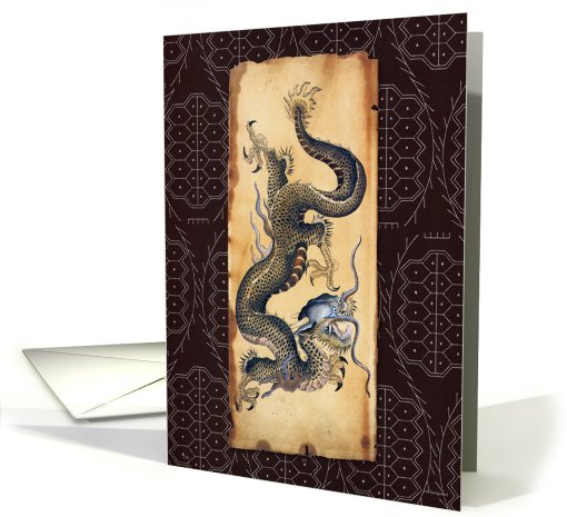 Chinese Dragon card (424831)