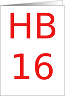 Happy Birthday 16 card