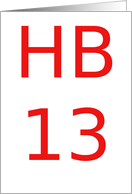 Happy Birthday, 13! card