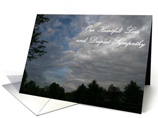 Loss of Husband, Heartfelt Love and Sympathy card (431814)