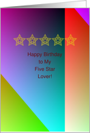 Five Star Lover card