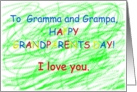 Grandparents Day-I Love You card