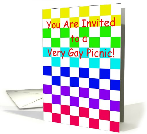 Gay Picnic Invite card (459902)