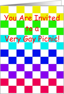 Gay Picnic Invite card