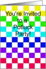 Potluck Party Invite card