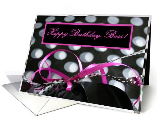 Happy Birthday,Boss card (472562)