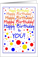 from Couple, Happy Birthday to YOU! card
