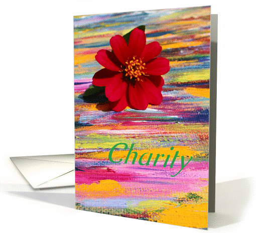 Life's Treasures, Charity blank note card (484045)