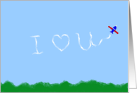 IHeartU Skywriter #1 card