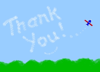 Thank You! Hero Skywriter #9