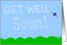 Get Well Soon from All of Us Skywriter #11 card