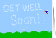 Get Well Soon blank inside Skywriter #11 card