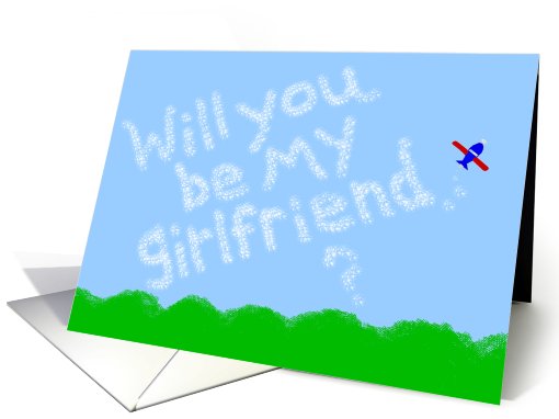 Be My Girlfriend? - Skywriter #12 card (490385)