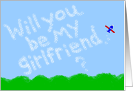 Be My Girlfriend? - Skywriter #12 card